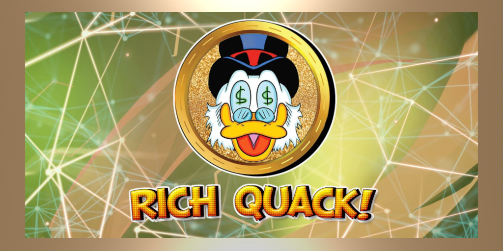 Get Rich Quick With RichQuack: $QUACK Is A Community Driven Meme Token With Utility