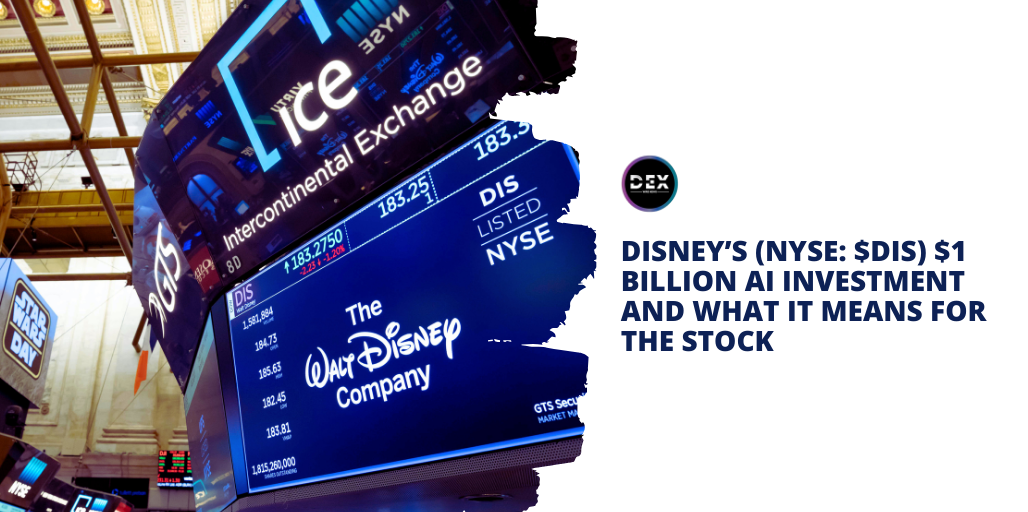 Disney’s (NYSE: $DIS) $1 Billion AI Investment And What It Means for The Stock