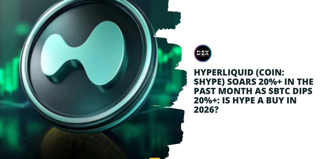 Hyperliquid (COIN: $HYPE) Soars 20%+ in The Past Month As $BTC Dips 20%+: Is HYPE A Buy In 2026?