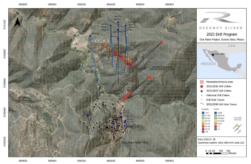 Regency Silver Corp. (TSXV- RSMX : OTCQB-RSMXF : Frankfurt – ZJ90)